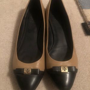 Tory Burch two tone leather flat